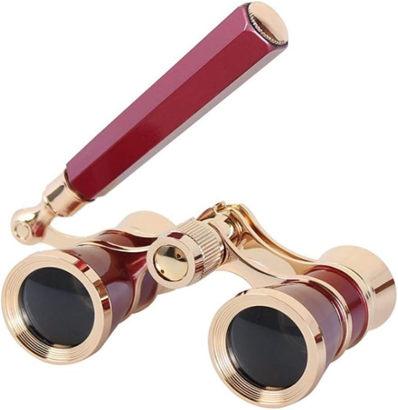 Aroncent Opera Glasses Binoculars 3X25 Theater Glasses Mini Binocular Compact with Handle for Adults Kids Women in Musical Concert - Image 1